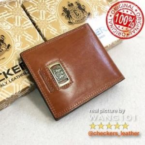 WANG101 - Dompet Kulit CHECKERS 45N - Import Premium MONEY BACK GUARANTEE Kulit ITALY tebal kuat dan tahan lama. Banyak model pilihan untuk pria wanita. Jaminan atau uang kembali