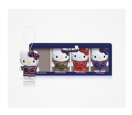 Limited] Sanrio Hello Kitty Singapore Girl Airlines Kebaya Blue
