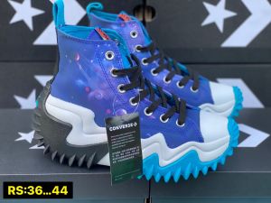รองเท้าผ้าใบ Convesre Run Star Motion Hi Sz.36-44Eu ทำจากผ้าแคนวาส สุดฮิต สไตล์วัยรุ่นอเมริกัน พร้อมส่ง มีเก็บปลายทาง G25A008