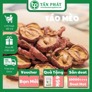 [Hàng mới về] Quả táo mèo khô Tấn Phát 500g - Hàng công ty chất lượng cao - hỗ trợ cải thiện sức khoẻ