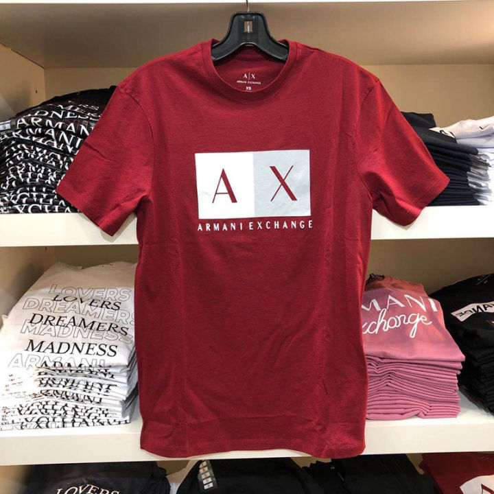 COD】❦ US-China Armani Exchange Mens Youth Casual Round Neck