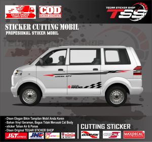 sticker mobil suzuki arena apv sticker lis mobil suzuki arena apv sticker mobil motif variasi keren