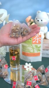 ON SALE Herbal Tea Pure natural nine-component herbal drink targets blood lipid concerns and maintains healthy cholesterol value mild herbal brew COD