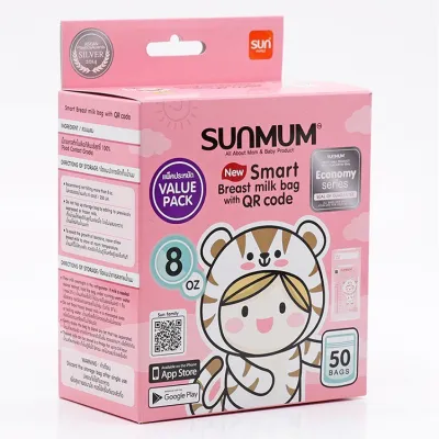Túi Trữ Sữa Sunmum Thái Lan 150ml/250ml - Hộp 50 túi