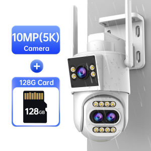 【Malaysia Stock】JOOAN CCTV Wireless Outdoor Camera Cam720 5K+10MP/Three lens dual screen/Night vision/360 Camera/Move Detection/Automatic Cruise