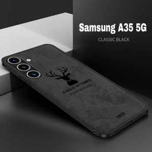 Promo Case For Samsung A35 5G Softcase Deer Pelindung Back Cover Bermotif Jens