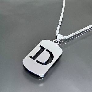 Non Tarnish A-Z Initial Letter Necklace Stainless Steel Pendant PH Ready Stock