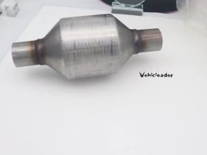 Kaly 2 Inch Outlet 400cells Ceramic Core High Flow Stainless Steel Round Catalyst EURO1 Universal Catalytic Converter B3K9H