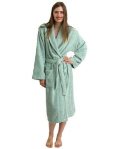 Imported Hooded Luxurious Free Size Bathrobe Terry Housecoat Wrapper Dressing Gown Smock Kimono Peignor Wraparound Morning Dress Lounging Robe Robe