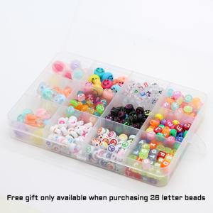 SG READY STOCK 1200PCS Acrylic Beads English Letter Beads For Bracelet Necklace Jewelry Making Handmade DIY Accessories Beads Kids Art Toys Gift