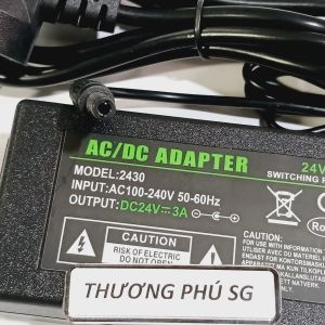 Nguồn Adapter DC 24V - 3A / Đầu cắm 5.5mm x 2.1mm