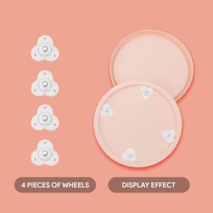 🇸🇬Koala Home🔥Toy Storage Plush Doll Storage Box Toy Organizer Transparent PVC  Soft Toys Dustproof With Wheels 32CM