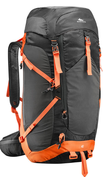 Quechua 40l bag hotsell