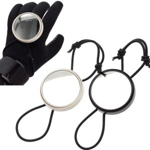 MUQZI Observation Diving Wrist Mirror Convex Lens Elastic Band Snorkeling Rearview Mirror Multi-purpose Marine Diving Observe Mirror Underwater Equipment