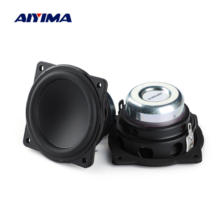 thumbnail image 2 of Aiyima 2pcs 3inch 77mm Audio Portable Full Range Speakers 4ohm 5w Diy For Bluett 2 of 12