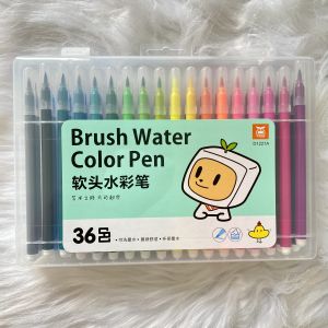 Bút Dạ Màu Bút Lông Màu Brush Mềm Marker - Màu Đậm Viết Calligraphy Tô Màu Trang Trí Sổ
