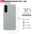 Paket 3in1 Tempered Glass Samsung A56 A36 A26 5G Pelindung Layar Clear Free Lens Camera Dan Garskin Belakang. 