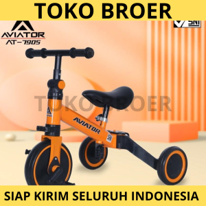 Sepeda anak roda tiga Aviator AT-7905 bisa jadi balance bike