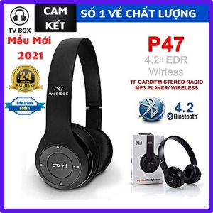 Tai Nghe Bluetooth Chụp tai P47 Bản Nâng Cấp Hoàn Hảo Của Tai Nghe F10 Plus Tai Không Dây Có Mic Có khe cắm Thẻ Nhớ Âm Bass Cực Chất