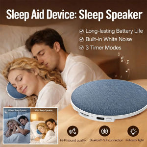 🌙 Gentle Bluetooth Sleep Aid Speaker With Soothing Sound Ultrasonic Customizable Volume - Sleep Aid Magic Sleep Speaker