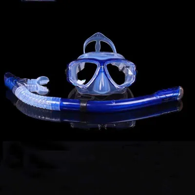 [Qiafa]Optical Myopia Scuba Diving Mask Snorkel Set Tempered GlassDry Top Swimming Googles Nearsighted Lenses Short-Sighted
