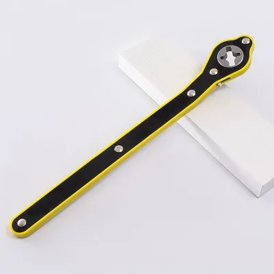 Auto Labor-saving Jack Ratchet Wrench Scissor Jack Garage Tire Wheel Lug Wrench Long Handle Wrench Car Repair Tool