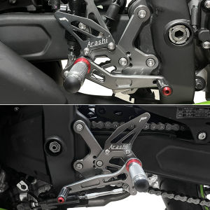 Motorbike ZX25R ZX4R ZX4RR Adjustable Rider Rear Sets Rearset Footrest Foot Rest Pegs For Kawasaki Ninja ZX-25R ZX25R ZX-4R ZX-4RR 2021 2022 2023 2024