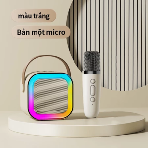 Loa karaoke Bluetooth mini K12 (kèm micro) thiết kế gọn nhẹ đảm bảo hàng chính hãng