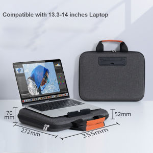 2 In 1กระเป๋าเอกสารแล็ปท็อปแบบพกพาเปลือกแข็งสำหรับ13.3 14 15.3 16.2กระเป๋าแล็ปท็อปเคสฝาครอบแท็บเล็ตโน้ตบุ๊คขนาดเป็นนิ้ว