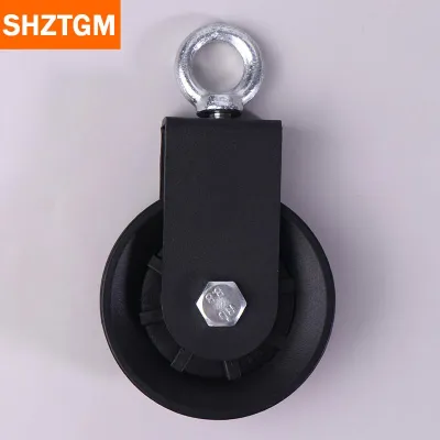 [COD] SHZTGM ลูกรอกไนลอนพลาสติกสำหรับฝึกฟิตเนสแบริ่งสแตนเลสฝึกความแข็งแรงของเทรนเนอร์ที่บ้านยิมอุปกรณ์ออกกำลังกาย