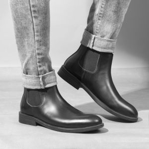 Giày boots nam Chelsea Boots Classic Đế khâu siêu bền- bảo hành nên đến 12 tháng