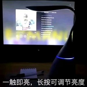 Speaker Music Toyo S6 Bluetooth Wireless + lampu LED Belajar Desk Lamp