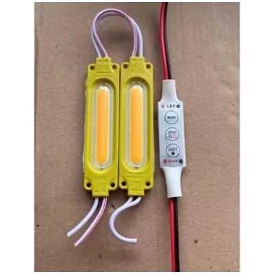 Sepasang Lampu Kolong Led Modul Cob 6mata plus Relay universal motor mobil Dc 12volt Waterproof