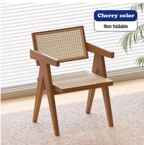 [COD]DiningChair Upholstered Chairs Solid Wooden Lamb Fabric Kitchen Chairs for Living Room Kitchen