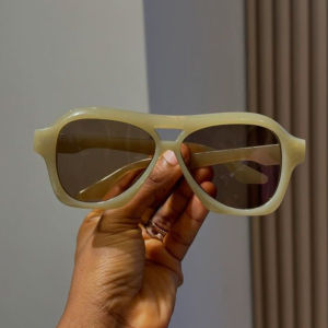 GENTLE MOSCOT Western Big Frame Aviator Sunglasses: UV400 Fashion Punk Retro Shades