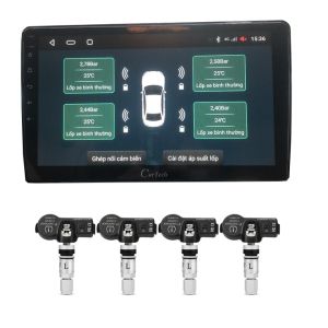 Bộ cảm biến áp suất lốp trong TPMS dùng cho ô tô màn hình DVD Android - Bảo hành 12 tháng