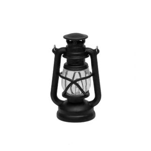 KAIEW Creative LED Electronic Candle Light Flameless Retro Outdoor Hanging Small Lanterns Bedside Lighting European Style Mini Square Night Lights Halloween Decor