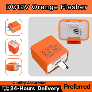 2-pin motorcycle LED turn signal indicator flasher 12v high-power adjustable speed flasher relay