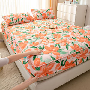 (1PC) in dày chần tấm ga trải giường không thấm nước 3/4/5/6ft. Vỏ bọc Nệm Trải Giường (không có vỏ gối)