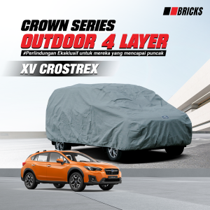 4 Layer Cover XV Crostrex Sarung Mobil Super Outdoor Anti UV & Waterproof BRICKS