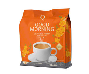 [HCM][Freeship 20k cho đơn từ 49k]Cà phê sữa Good morning Trần Quang 480g (24 gói * 20g)