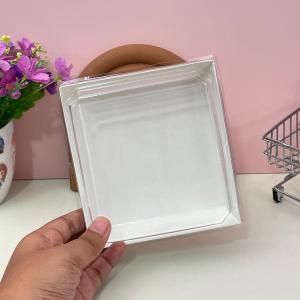 Box Makanan Cake BURGER Persegi Tutup Mika UK 12X118X65CM – Kemasan Takeaway Jakartapackaging MN-1656