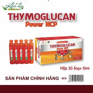 [Tăng đề kháng] THYMOGLUCAN POWER NCP Tăng đề kháng cho trẻ giúp ăn ngon ngủ tốt - hộp 20 ống