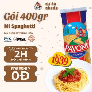 Mì Ý Pavoni 400g 100% Lúa Mì Nguyên Chất