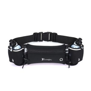 2 Colors Running Waist Bag with 2PCs Hydration Bottles For Running Hiking and Jogging Outdoor Sports