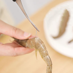 Quick Stripping Shrimp Line Cleaning Tool Lobster Fish Cleaning Shrimp Sausage Cutting Knife Opening Shrimp Back Practical Seafood Tools Manual & Fast Kitchen Accessories