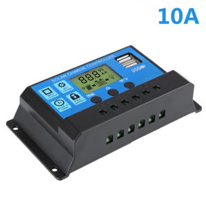 Melo home 10A/30A Solar Charge Controller 12V/24V Battery Regulator Solar Panel Controller LCD Display