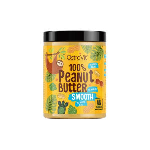 OstroVit Peanut Butter 100% Smooth Bơ đậu phộng nguyên chất mịn mượt giàu dinh dưỡng và năng lượng