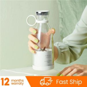 Portable Rechargeable Juicer Blender Wireless Mixer Fresh Juice 350ml With Charger2026