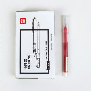 Zaman Now - 12 in 1 Pena Cair Warna Warni / Alat Tulis Kantor Sekolah / Pena Gel 0.5 mm / Pulpen Gel Tinta Cair Lurus Untuk Sekolah